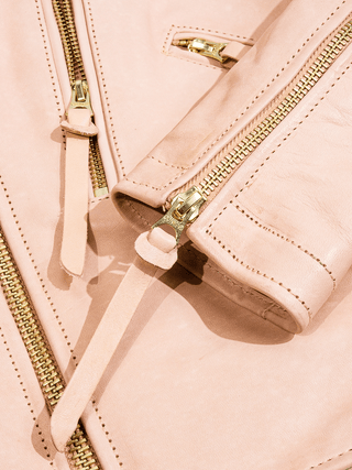 San Mateo Leather Jacket - Brake House - Natural hide - 16