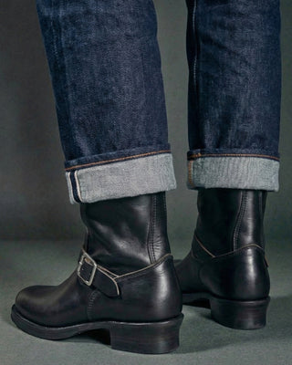 Leather Engineer Boots 3450 - VIBRAM® outsole - Brake House - Black - 12