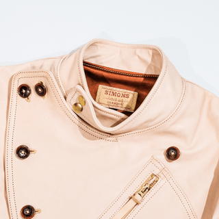 Record Breaker Motorcycle Leather Jacket (Limited eddition) - Brake House - S - 18