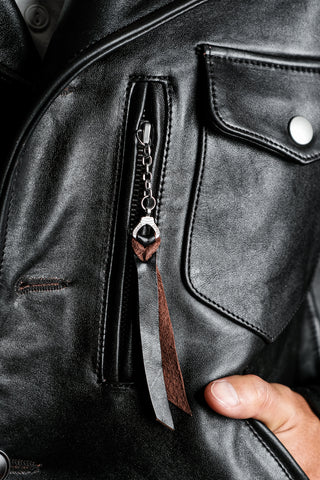 1940s California Bears Car Coat Black - Brake House - Black - 12