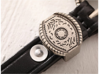 Western Style Leather Belt