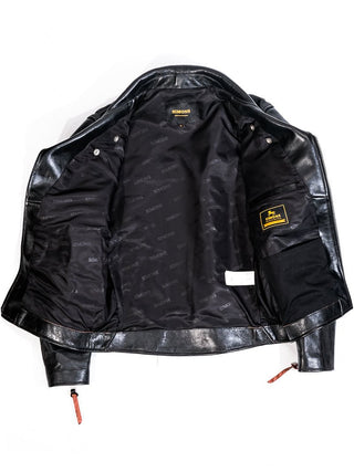 Beltless Double Rider jacket - Brake House - Black - 2