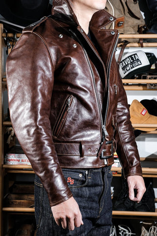 One Star Motorcycle Jacket - Brake House - Brown - 11
