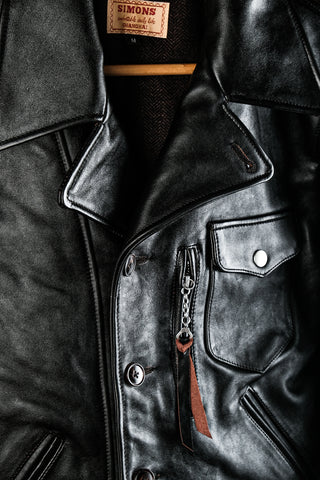 1940s California Bears Car Coat Black - Brake House - Black - 13