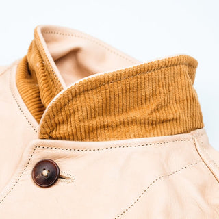 Cossack Natural Leather Jacket - Brake House - Natural hide - 24