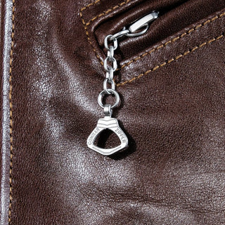 Mulholland Leather Motorcycle Jacket - Havana/brown color - Brake House - Seal Brown - 20