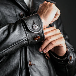 1940s California Bears Car Coat Black - Brake House - Black - 23