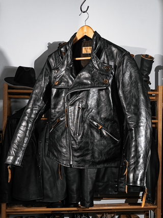San Mateo Leather Jacket - Brake House - Natural hide - 21