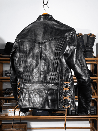 San Mateo Leather Jacket - Brake House - Natural hide - 22