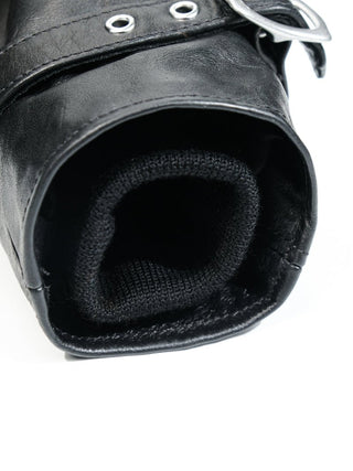 Grizzly Shearling Leather Jacket - Black/White - Brake House - White - 20