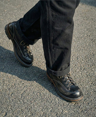 Short - face Leather Motorcycle Boots 7301 - Brake House - VIBRAM sole - 16