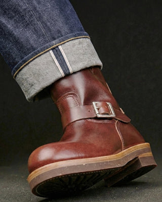 Leather Engineer Boots 2690 - Brake House - Dark Brown - 14