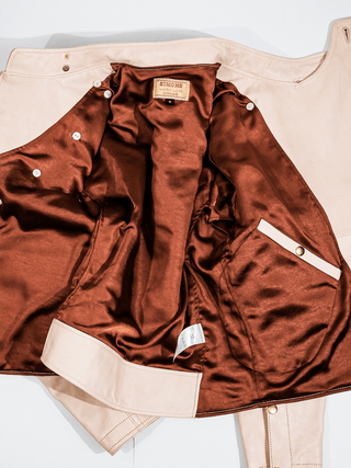 Record Breaker Motorcycle Leather Jacket (Limited eddition) - Brake House - S - 11