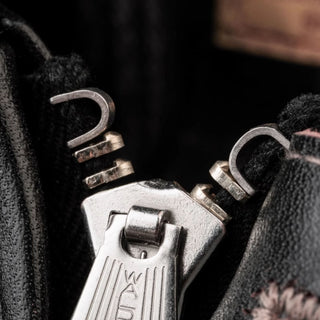 Half Belt Single Leather Jacket - Brake House - Brown - 29