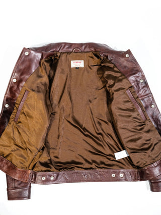 Type 3 Leather Jacket - Brake House - Brown - 36