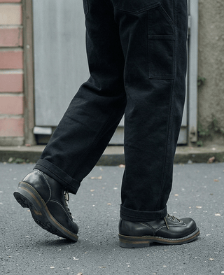 Short - face Leather Motorcycle Boots 7301 - Brake House - VIBRAM sole - 13