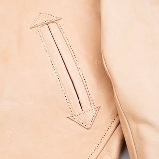 Cossack Natural Leather Jacket - Brake House - Natural hide - 23