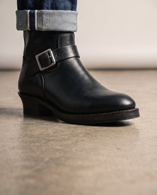 Leather Engineer Boots 3450 - Horween & VIBRAM® outsole-Brake House-4-9