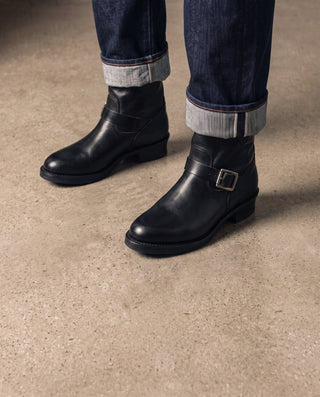 Leather Engineer Boots 3450 - Horween & VIBRAM® outsole-Brake House-4-14