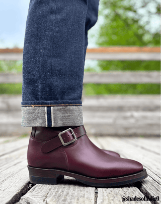 Leather Engineer Boots 3450 - Build Your Own - Brake House - Dark Brown Oil - waxed - 14