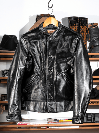 Cossack Leather Jacket - Brake House - Natural hide - 26