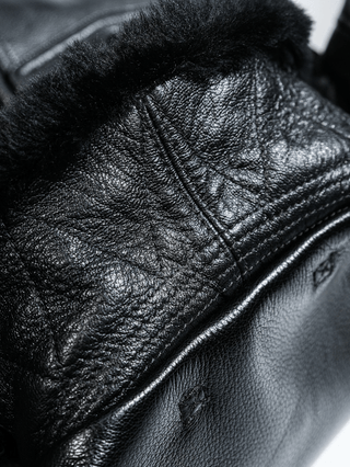 G - 1 Aviation Flight Leather Jacket - Brake House - Black - 18