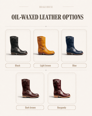 Leather Engineer Boots 3530 - Build Your Own-Brake House-4-3