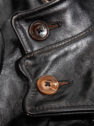 San Mateo Leather Jacket - Brake House - Natural hide - 27
