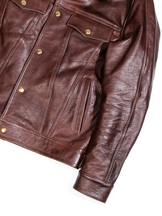 Type 3 Leather Jacket - Brake House - Brown - 18