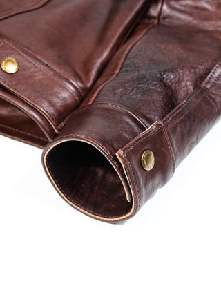 Type 3 Leather Jacket - Brake House - Brown - 33
