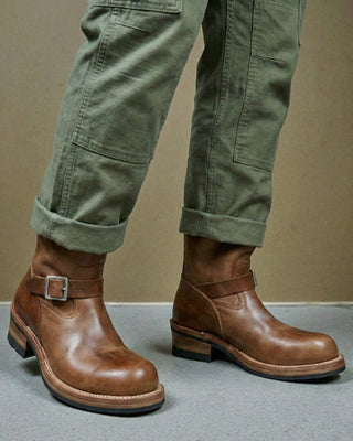 Leather Engineer Boots 2660 - Brake House - Black - 12