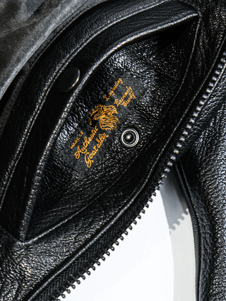 G - 1 Aviation Flight Leather Jacket - Brake House - Black - 34