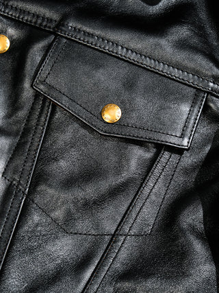 Type 3 Leather Jacket - Brake House - Brown - 23