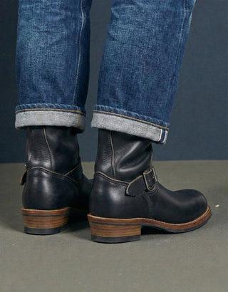 Leather Engineer Boots 3530 - VIBRAM® outsole - Brake House - Black - 13