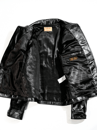 Cossack Leather Jacket - Brake House - Natural hide - 32