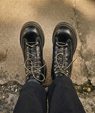 Short - face Leather Motorcycle Boots 7301 - Brake House - VIBRAM sole - 19