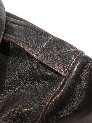 A-2 Leather Flight Jacket 42-18775 - Goatskin - Seal Brown - 29