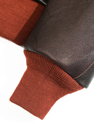 A-2 Leather Flight Jacket 42-18775 - Goatskin - Seal Brown - 39