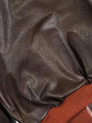A-2 Leather Flight Jacket 42-18775 - Goatskin - Seal Brown - 42