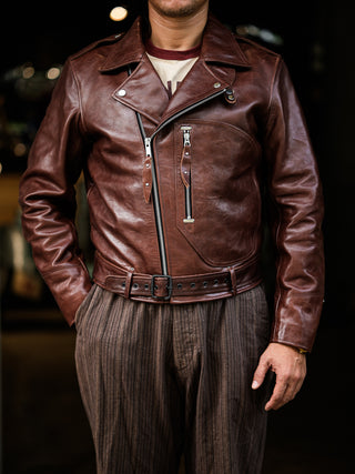 "Archetype" 1930s D-Pocket Motorcycle Jacket (Pre-order)