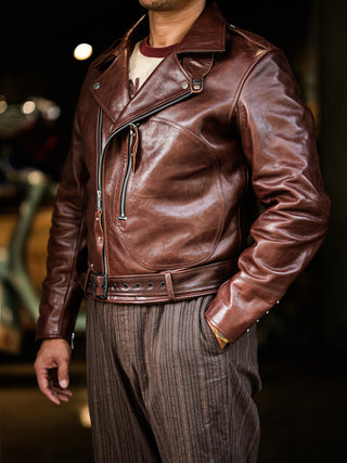 "Archetype" 1930s D-Pocket Motorcycle Jacket (Pre-order)