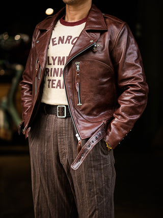 "Archetype" 1930s D-Pocket Motorcycle Jacket (Pre-order)