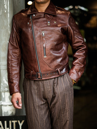 "Archetype" 1930s D-Pocket Motorcycle Jacket (Pre-order)