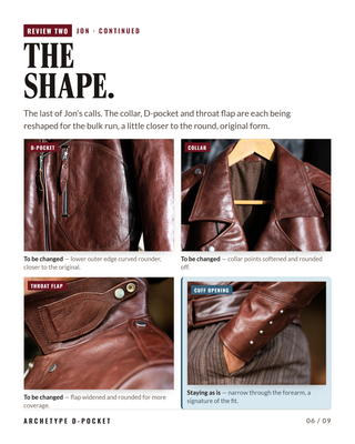 "Archetype" 1930s D-Pocket Motorcycle Jacket (Pre-order)