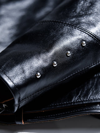 "Archetype" 1930s D-Pocket Motorcycle Jacket-Brake House-Black-19