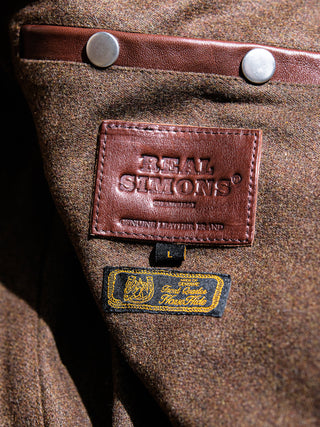 Leather Togs reproduction label inside the brown Archetype D-Pocket jacket