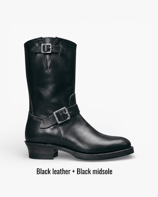 Leather Engineer Boots 3450 - CUSTOM ORDER (TEST) - Brake House - Black Tea - core - 2