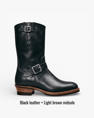 Leather Engineer Boots 3450 - CUSTOM ORDER (TEST) - Brake House - Black Tea - core - 4