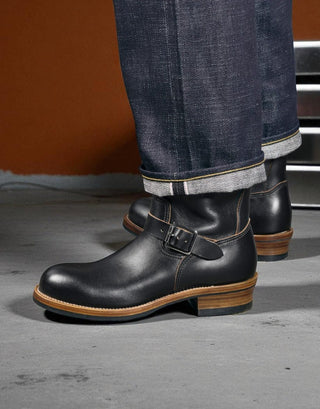 Leather Engineer Boots 3530 - Brake House - Black - 15