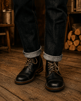 Flat Cap toe service boots 3902 - VIBRAM® outsole - Brake House - 4 - 13